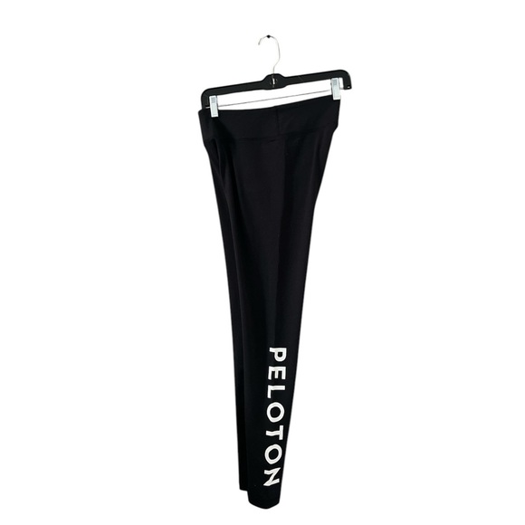 Peloton Core Spell Out Logo Leggings Women’s Small Black Full Length - Picture 13 of 13